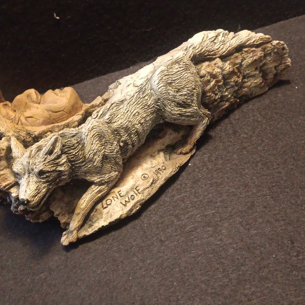 Stephen Herrero 1990 Lone Wolf Limited Edition #3007 Sculpture 10” Long* - Picture 3 of 6